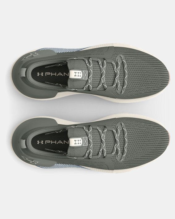Men's UA HOVR™ Phantom 3 SE Suede Running Shoes, Green, pdpMainDesktop image number 2